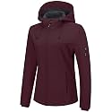 Outdoor Ventures Women's Softshell Jacket Fleece Lined Waterproof Rain Coat