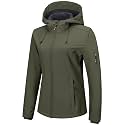 Outdoor Ventures Women's Softshell Jacket Fleece Lined Waterproof Rain Coat