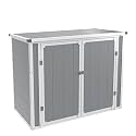 Outdoor Weatherproof Resin Storage Shed with Floor