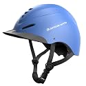 OutdoorMaster Equestrian Helmet, Breathable Horse Riding Helmet with Visor