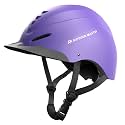 OutdoorMaster Equestrian Helmet, Breathable Horse Riding Helmet with Visor