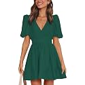 Outfeel Women 2026 Summer Mini Dress Puff