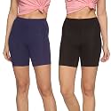 OUTFLITS Ladies Cycling Shorts| Under Dress | Yoga Shorts | Workout Shorts | Running Shorts | Exercise Shorts | Gym Shorts for Womens