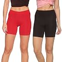 OUTFLITS Ladies Cycling Shorts| Under Dress | Yoga Shorts | Workout Shorts | Running Shorts | Exercise Shorts | Gym Shorts for Womens