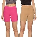 OUTFLITS Ladies Cycling Shorts| Under Dress | Yoga Shorts | Workout Shorts | Running Shorts | Exercise Shorts | Gym Shorts for Womens