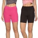 OUTFLITS Ladies Cycling Shorts| Under Dress | Yoga Shorts | Workout Shorts | Running Shorts | Exercise Shorts | Gym Shorts for Womens