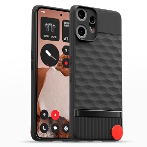 outlouders back cover for cmf by nothing phone 2 pro 5g  full camera protection  tpu soft flexible shockproof bumper case black