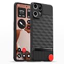 Outlouders Back Cover for CMF by Nothing Phone 2 Pro 5G | Full Camera Protection | TPU Soft Flexible Shockproof Bumper Case (Black)