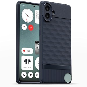 outlouders bumper case for cmf by nothing phone 1 5g  full camera protection  tpu soft flexible shockproof back cover blue