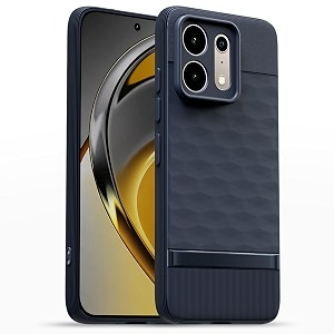 outlouders back cover for realme p4s 5g  full camera protection  tpu soft flexible shockproof bumper case blue