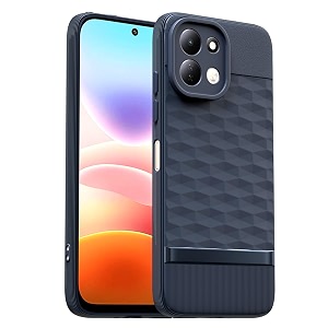 outlouders back cover for redmi 17 5g  full camera protection  tpu soft flexible shockproof bumper case blue