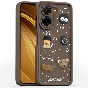 outlouders back cover for redmi a7  3d cartoon bear cute fun silicone full body protection bumper case brown