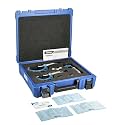 Outside Micrometer Set, 3 Pieces 0-1", 1-2", 2-3", 0.0001" Graduation, Ultra-Precision Machinist Tools, Carbide Tips, Vernier Scale, Ratchet Stop, Includes Case