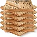Outus 1000 Pcs 12 x 12 Inch Deli Wax Paper Sheets, Brown