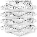Outus 1000 Pcs 12 x 12 Inch Deli Wax Paper Sheets, White