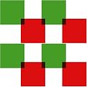 Outus 104 Cello Sheet Cello Paper Sheet, Red, Green, 7.5 x 7.5 Inch