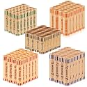 Outus 105 Pcs Preformed Coin Wrappers Rolls Assorted, 5 Style, Multicolored