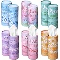 Outus 12 Pack Christian Car Tissue Tubes, 3 Ply Tissues for Cup Holders