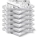 Outus 1400 Pcs 12 x 12 Inch Deli Wax Paper Sheets, White