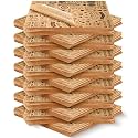 Outus 1800 Pcs 12 x 12 Inch Deli Wax Paper Sheets, Brown