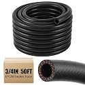 Outus 3/4" 50ft Heater Hose EPDM Coolant Radiator 85 PSI 2-Ply Black