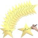Outus 36 Pieces 11 Inch Large Gold Star Shape Cutouts Double Sided Stars