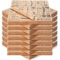 Outus 3600 Pcs 12 x 12 Inch Deli Wax Paper Sheets, Brown