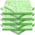 Outus 600 Pcs 12 x 12 Inch Deli Wax Paper Sheets, Light Green
