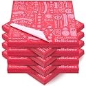 Outus 600 Pcs 12 x 12 Inch Deli Wax Paper Sheets, Red
