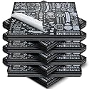 Outus 600 Pcs 12 x 12 Inch Deli Wax Paper Sheets, Black