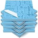 Outus 600 Pcs 12 x 12 Inch Deli Wax Paper Sheets, Light Blue