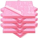 Outus 600 Pcs 12 x 12 Inch Deli Wax Paper Sheets, Pink
