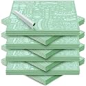 Outus 600 Pcs 12 x 12 Inch Deli Wax Paper Sheets, Sage Color