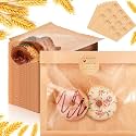 Outus 700 Pcs Cookie Packaging Bags with Seal, 7.1 x 7.5 Inch, Brown