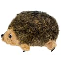 Outward Hound Hedgehogz Plush Dog Toy, Squeaks &amp; Grunts, Medium, 9" x 6.5"
