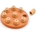 Outward Hound by Nina Ottosson Dog Smart Treat Puzzle Enrichment Toy, Level 1 Beginner, Orange, Composite