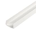 Outwater Plastics White 3/4'' Rigid PVC Plastic U-Channel/C-Channel 72 Inch Lengths (Pack of 10 Pieces, 60 feet Total)