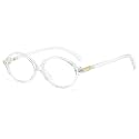 Oval Retro Blue Light Blocking Glasses for Women Men Vintage Fashion 90s Small Face Computer Screen Gaming TV Phones Anti Eyestrain &amp; UV Glare Glasses Non-prescription