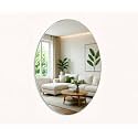 Oval Shape Premium Quality Adhesive Mirrors Sticker