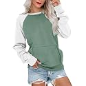 Ovanviso Womens Long Sleeve Sweatshirt Casual Crewneck