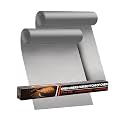 Oven Liners for Bottom of Oven - 2 Pack Large Heavy Duty Oven Mats, 17"x 25" Reusable Matt Liner for Electric, Gas, Toaster Ovens & Grills, BPA & PFOA Free, Kitchen Essentials, Silver