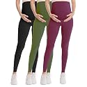 Over‑Belly Maternity Leggings, Soft Stretch Yoga Pants