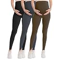 Over‑Belly Maternity Leggings, Soft Stretch Yoga Pants