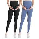 Over‑Belly Maternity Leggings, Soft Stretch Yoga Pants