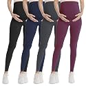 Over‑Belly Maternity Leggings, Soft Stretch Yoga Pants