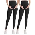 Over‑Belly Maternity Leggings, Soft Stretch Yoga Pants