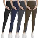 Over‑Belly Maternity Leggings, Soft Stretch Yoga Pants