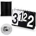 Over Net Tennis Score Keeper Flip Scoreboards Portable for Volleyball Basketball Coaching Tennis Outdoor