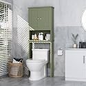 Over the Toilet Storage Cabinet, Bathroom Storage Organizer, Green