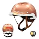 Overade Innovation - 'Life' Helmet for Bicycle and Scooter, with Powerful Front/Rear Light, Including Oximote Flashing Remote Control, One Size fits All.